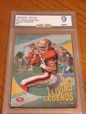 JERRY RICE--49ers--RAIDERS***2017 Panini PRESTIGE-LEGEND**MINT 9---Mad Dog GRADE