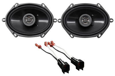 Hifonics 6x8'' Rear Factory Speaker Replacement Kit For 2007-2008 Ford F-150 