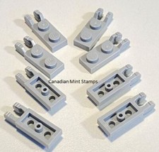 New Lego 8x Light Bluish Gray Hinge Plate 1x2 Fingers W/O Bottom Groove 44302b