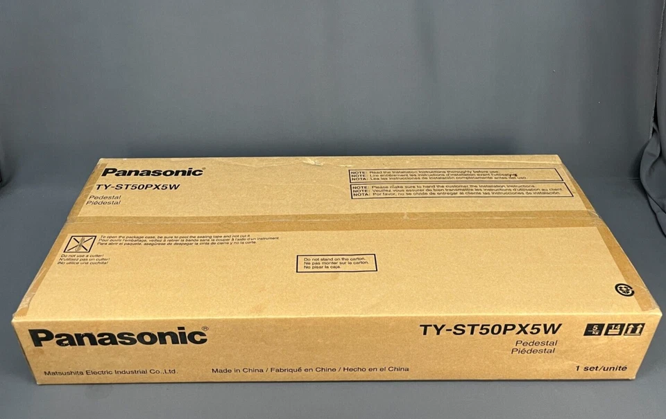 New Panasonic TY-ST50PX5W Pedestal TV Stand Model Number TYST50PX5W - Image 4 of 4