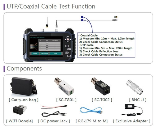 SeeEyes SC-IPM07PRO Professional IP Multi-format Test Monitor Touch Screen - Picture 3 of 5