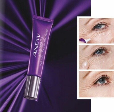 Soin Tenseur Yeux Avon Anew Platinum - 15ml, Effet Immédiat Sur Pattes D'oie Et Cernes