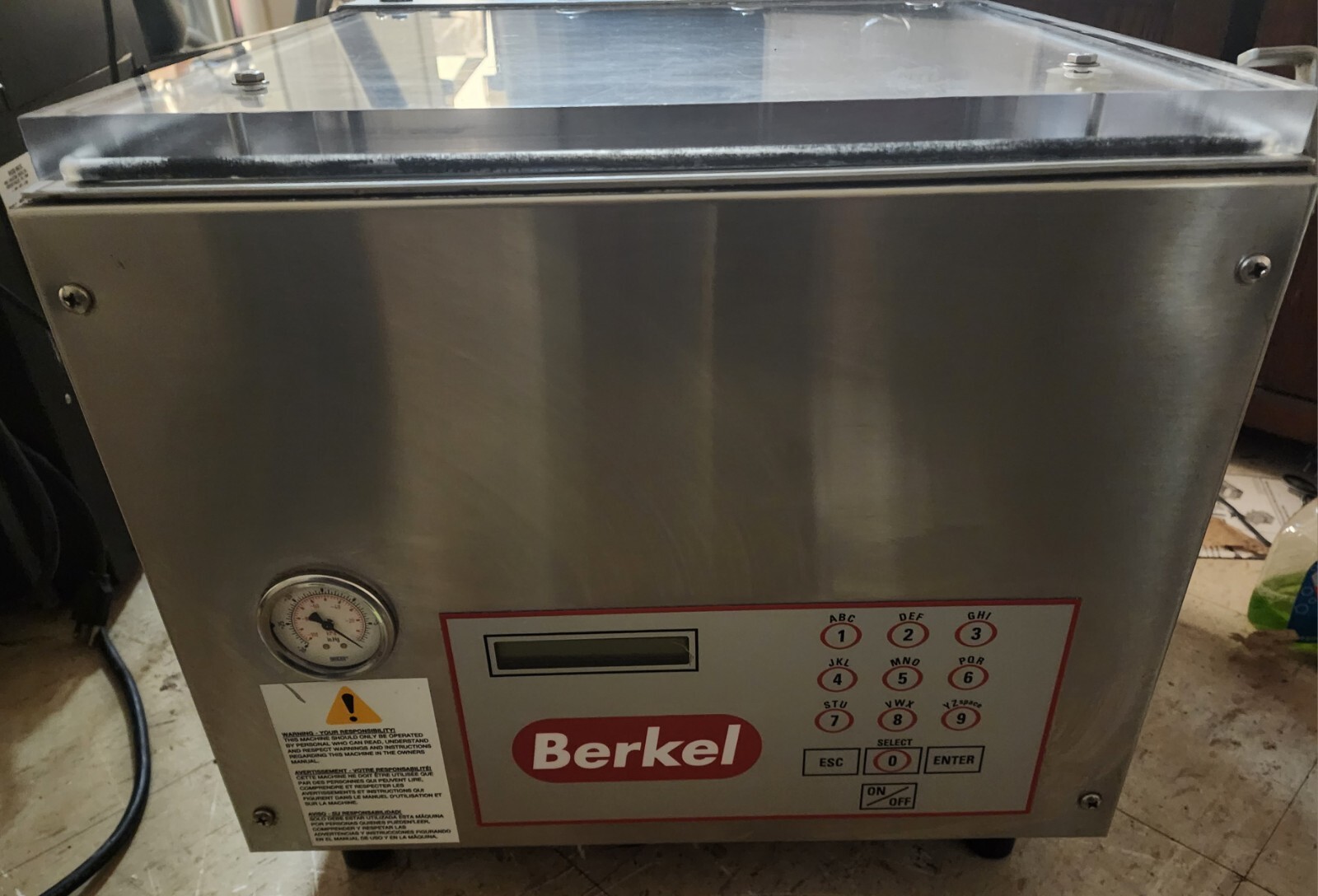 Berkel Vacuum Sealer Model 350 eBay