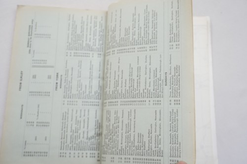 Autobús Yorkshire Northern 1969 horario ferroviario y mapa West Yorshire Road Car - Imagen 8 de 10