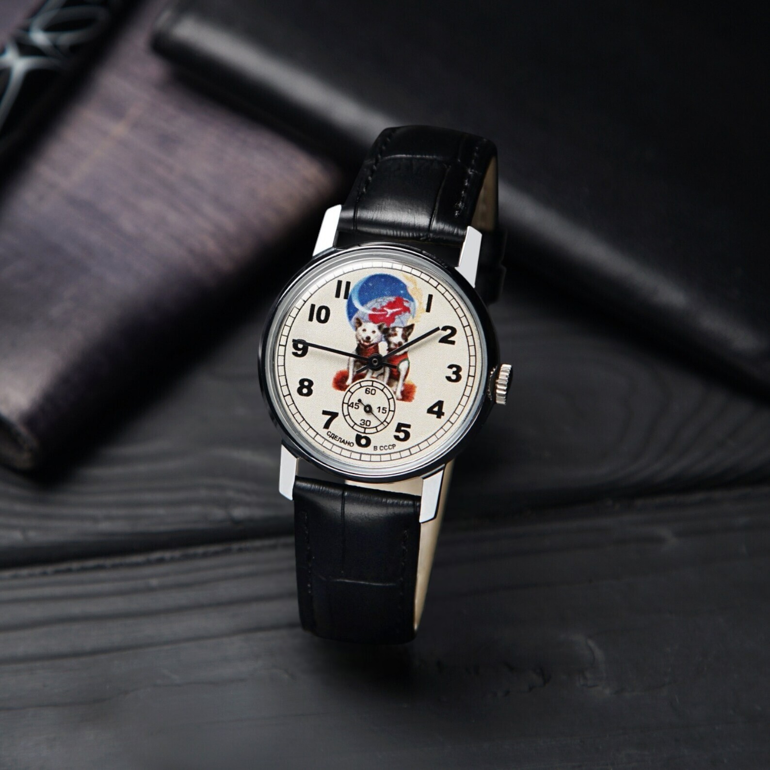 Vintage 1970s Soviet Pobeda Belka Strelka Mechanical Wristwatch Rare