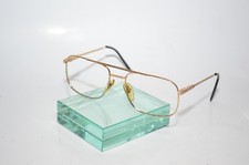 Vintage L'AMY Eyeglass/Sunglass Frames Aviators 56 18 Gold Tone