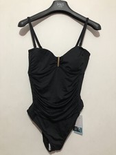 M&S Secret Slimming Sun Smart Chlorine Resistant Swimsuit UPF 50+ UK 14 BN