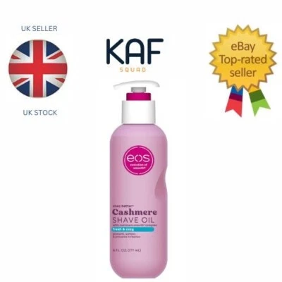 eos Cashmere Shave Oil,Fresh & Cozy Soothing and Moisturizing 170g UK SELLER