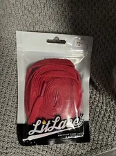 LITLACES  RED Premium Shoe Laces Length 72in. New With Tags