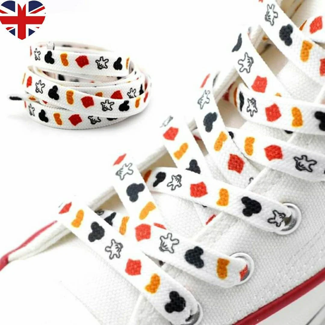 Mickey mouse shoe best sale laces
