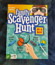 Family Scavenger Hunt In A Box Indoor Outdoor Game Ages 6 280 Cards New Sealed