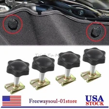 4pcs Saddlebag Lock Theft Deterrent Mounting Seat Bolt Screw For Harley Touring