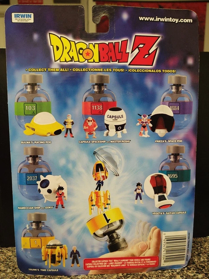 Irwin Toys Dragon Ball Z Cápsula Corporation Trunk's Time Capsule  Foto 4 de 4