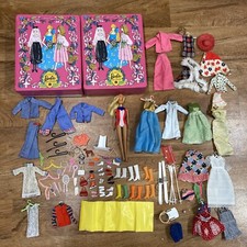 1969 Vintage Barbie Doll Trunk Case w/ 1966 Doll, LOTS of Clothes  Accessories