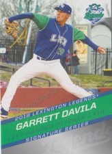 2018 Lexington Legends Garrett Davila RC Rookie Kansas City Royals