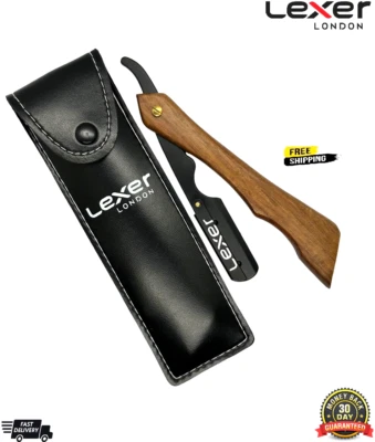 LEXER LONDON Barber Salon Straight Cut Halsrasur Rasoi Rasoirs Bartrasur Rasierer