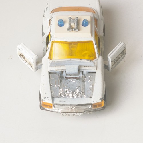 2x Matchbox Speed Kings, Police, Bandolero, 350 SLC Mercedes, '72 '74, Playworn - Bild 21 von 23