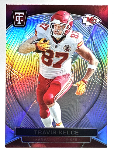 Carte Travis Kelce 2024 Panini Spectra CRUSH PATCH /25 - Kansas City Chiefs