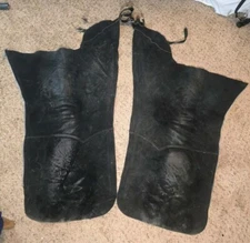 Barnstable black full work chaps. M