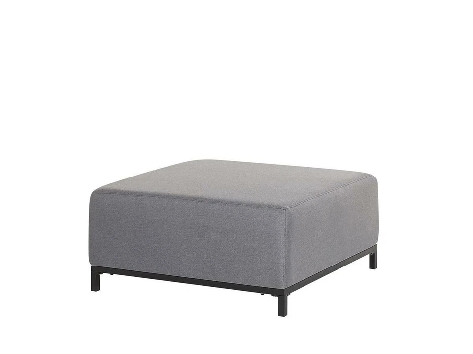 Designer Lounge Gartenmöbel Sofa Couch grau schwarz Terrasse Wohnzimmer Balkon - Bild 4 von 4