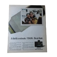 1970 Polaroid Colorpack II Camera / GF Toast-Em - Vintage Print Ad