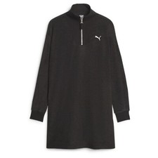 Puma Her Winterized 1/2 Half Zip Pullover Black Women's Size Small 67600901