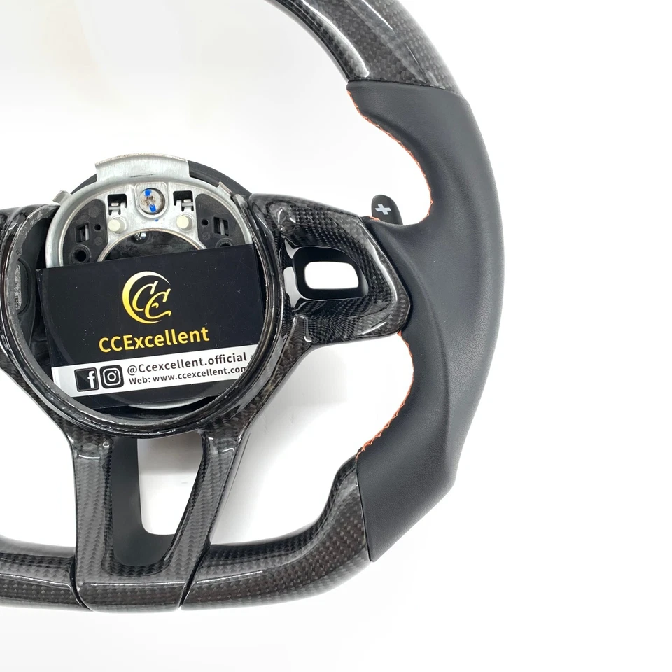 For McLaren 650S MP4-12C 570S 570GT 600LT 2015-2023 Carbon Fiber Steering Wheel - Imagem 4 de 4