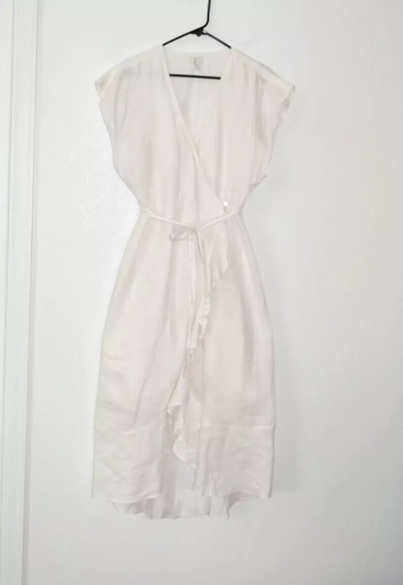 Joie white sale linen dress