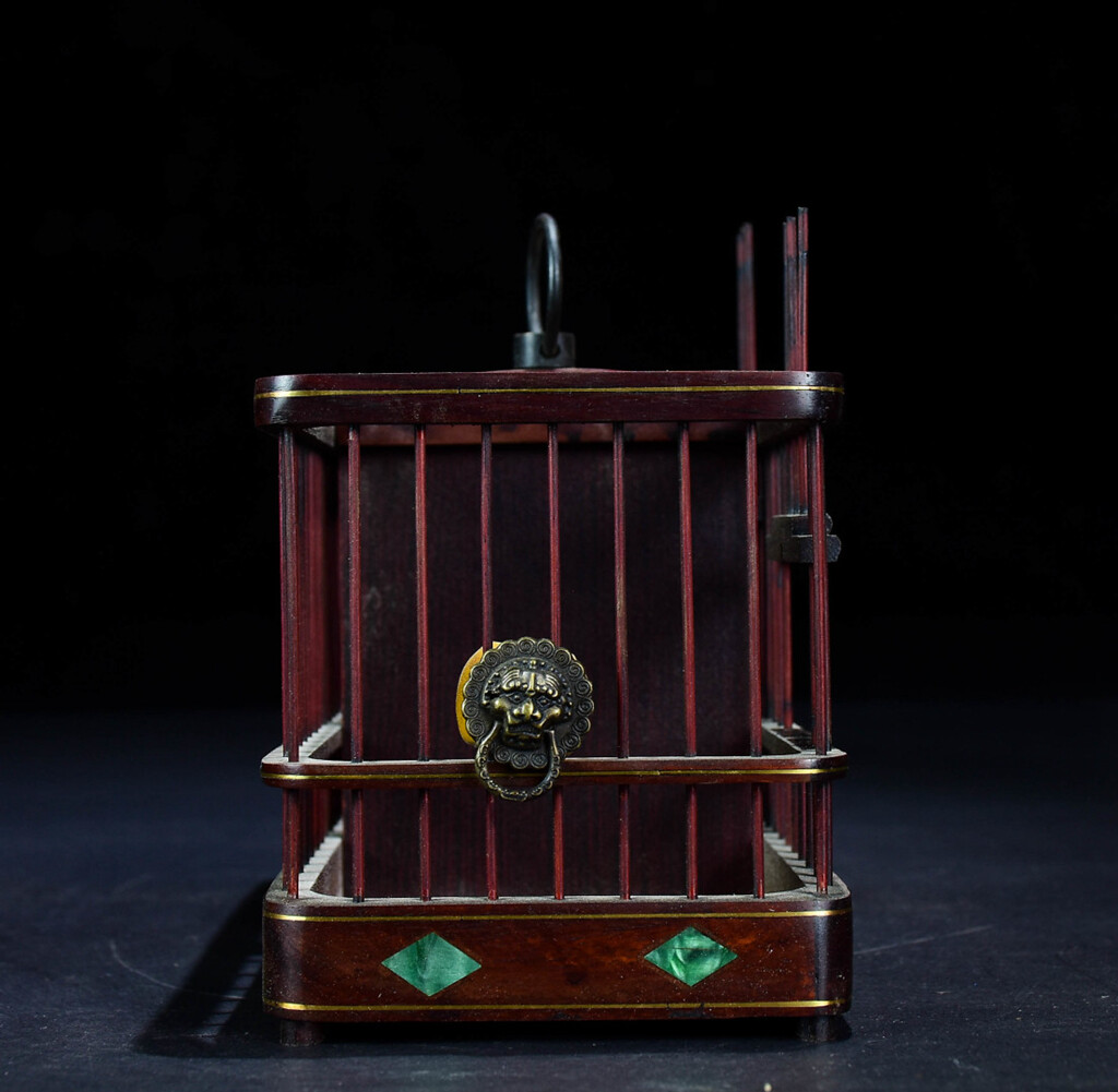 工芸品 s.y Chinese Natural Rosewood Inlaid Shell Handmade Exquisite
