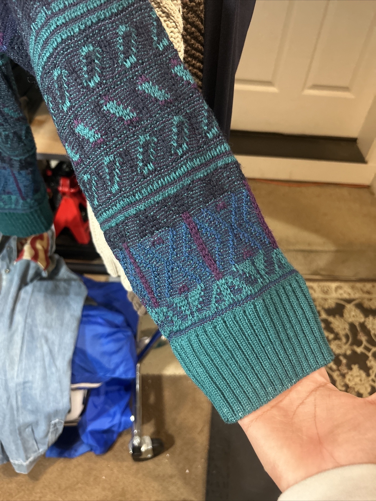 Vintage Pendleton Pull Over Sweater, Wool, Made I… - image 9