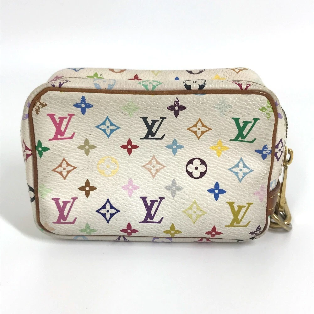 LOUIS VUITTON Pouch Mini Bag Trousse Wapiti White Multicolour M58033