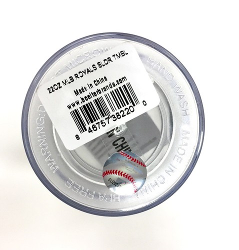 Kansas City Royals lizenzierter 22 Unzen großer Schieber Reisebecher Tasse Becher - neu - Bild 3 von 3