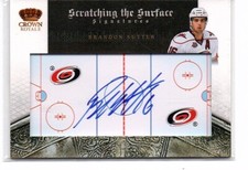 2010 Crown Royale Scratching the Surface Signatures /100 Brandon Sutter #7 Auto