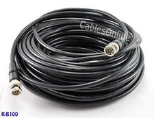 100 ft. RG59/U 75ohm Coaxial Video Cable w/ BNC Male to Male Connectors, R-B100