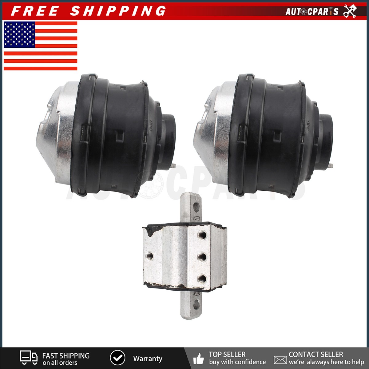 3Pcs Fits Mercedes Benz 1998-2011 Hydraulic Engine