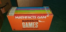 1972 Milton Bradley Math Facts Games Multiplication Division Level 1-5