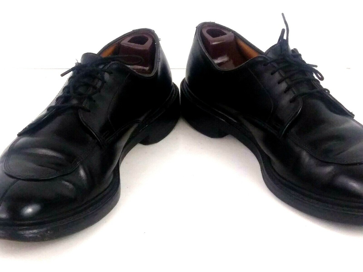 Allen Edmonds Walton Oxfords Size 10 D Black Leather Split Toe Dress Shoes GUC Allen Edmonds Mens Walton Oxford Size 10 B Black Leather  main image 2