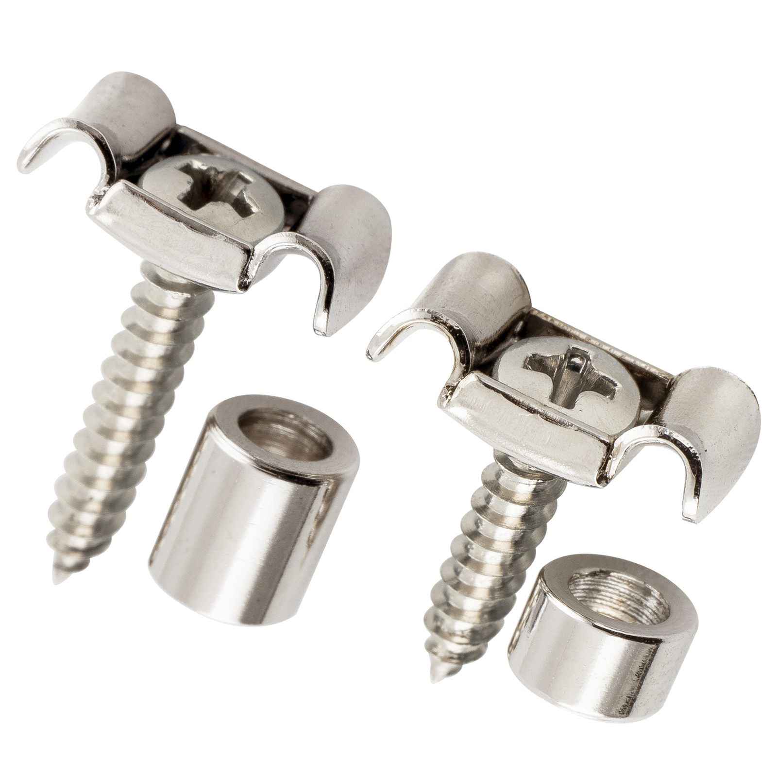 Musiclily Pro Nickel Steel Vintage Butterfly Guitar String Trees Retainer Guides