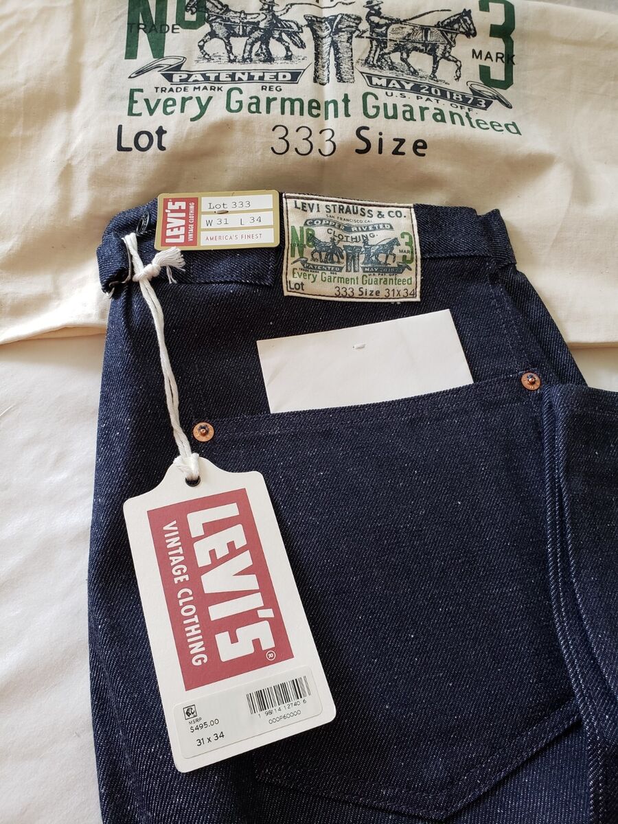 LEVI'S 1910s Lot 333 LVC Vintage Clothing 501 xx Selvedge LEVI'S 1910s Lot 333 LVC Vintage Clothing 501 xx Selvedge