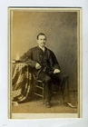 CDV CIVIL WAR – SAILOR –FORTRESS MONROE PHOTOGRAPHER’S BACKMARK