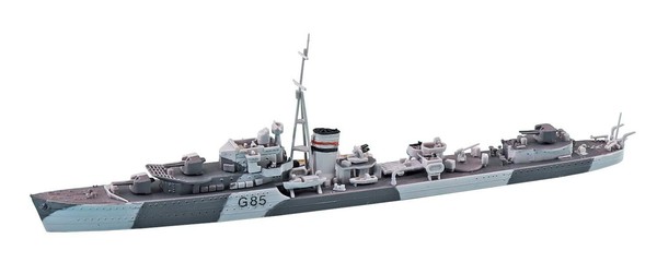 Aoshima 1/700 No.915 British Destroyer HMS Jupiter Model Kit Neu JP-image