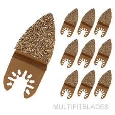 10 x Finger Carbide Rasp Quick Release Oscillating Tool  - DeWalt, Porter Cable