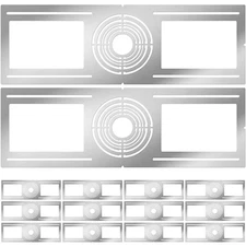 New Construction Mounting Plate, 2-3-3.75-4-5-6 Inch, 12pc, LED Recessed Ligh...