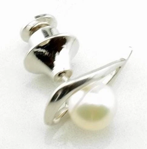 Mikimoto Pearl Cultured Sterling Silver Fine Brooches & Pins for