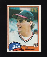 1981 Topps Joe Charboneau #13 Cleveland Indians