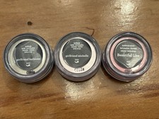 Lot of 3 bareMinerals Bare Minerals Eye Shadow Color Assorted Mini .01 oz Sealed