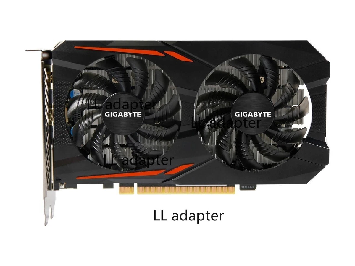 GIGABYTE NVIDIA GeForce GTX 1050 Ti 4 GB Memory Computer Graphics