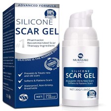 100 Silicone Scar Gel Scar Cream - Advanced Scar Gel for Surgical Scars, C-S...