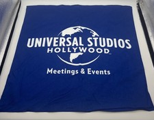 Universal Studios Hollywood Meetings and Events Bandana Blue Cotton 21 x 21 in
