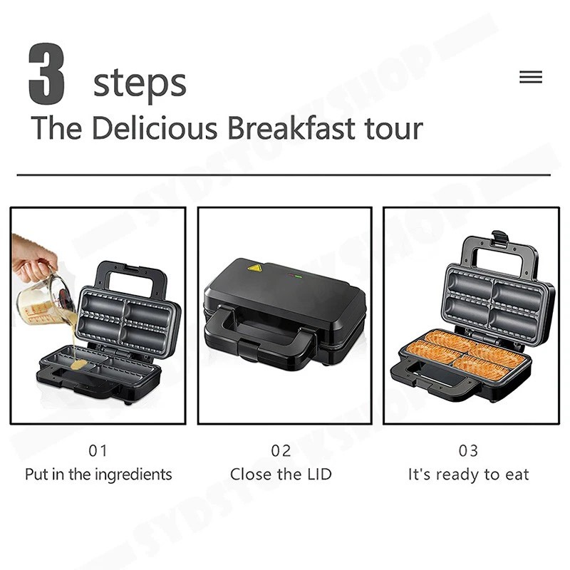 Sausage Roll Maker Make 4 Quick and Delicious Breakfast Sausage Rolls and Snacks - image 3 of 4